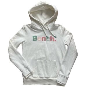 Bench Women's White Hoodie with Pastel Logo